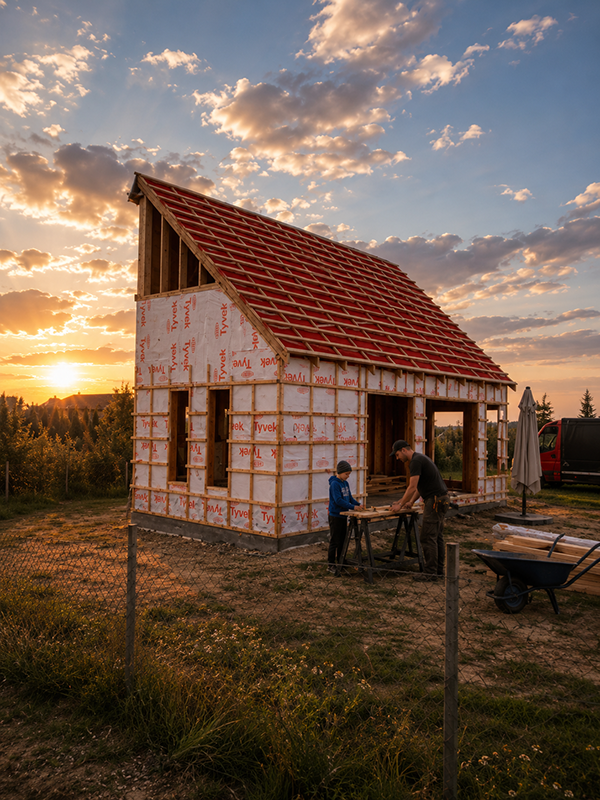 Domek Pani Marty – dom szkieletowy 35 m²