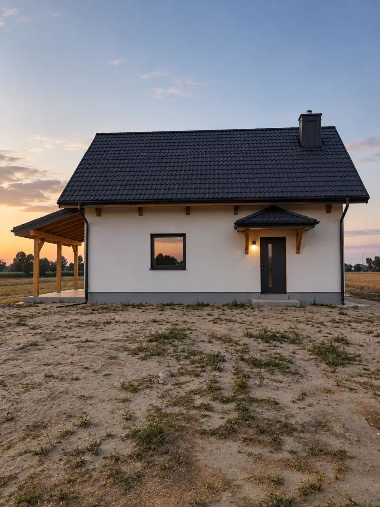 Projekt domu 114m2 powiększony do 179m2