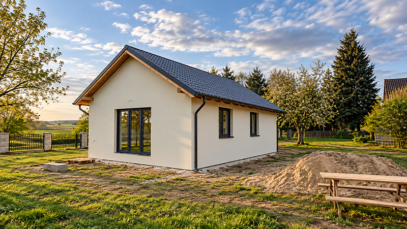 Budowa domu 63 m2 systemem gospodarczym