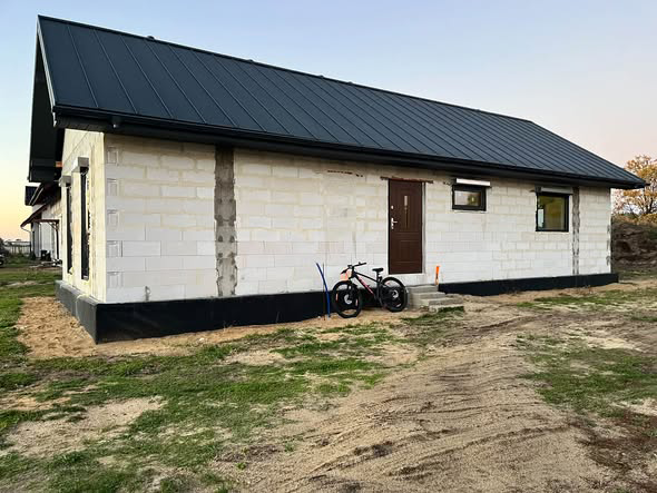 Dom 82 m2 Pana Mirka – zdjęcie z budowy
