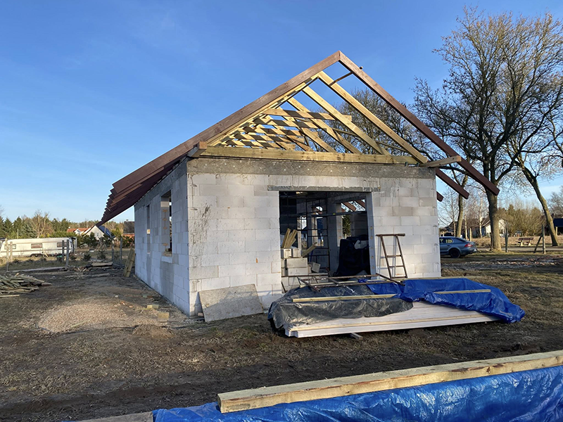 Dom Pana Emila – projekt Dom na start bez kredytu 63 m2 wydłużony o 1 metr