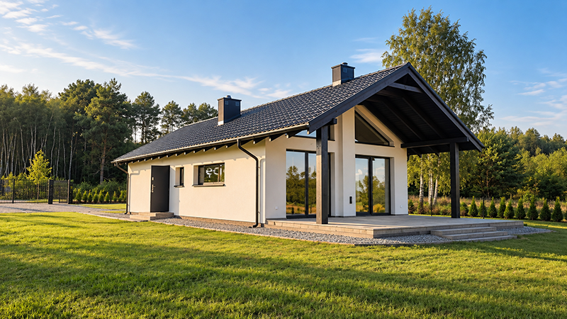 Dom parterowy do 80 m2 – rzeczywista realizacja