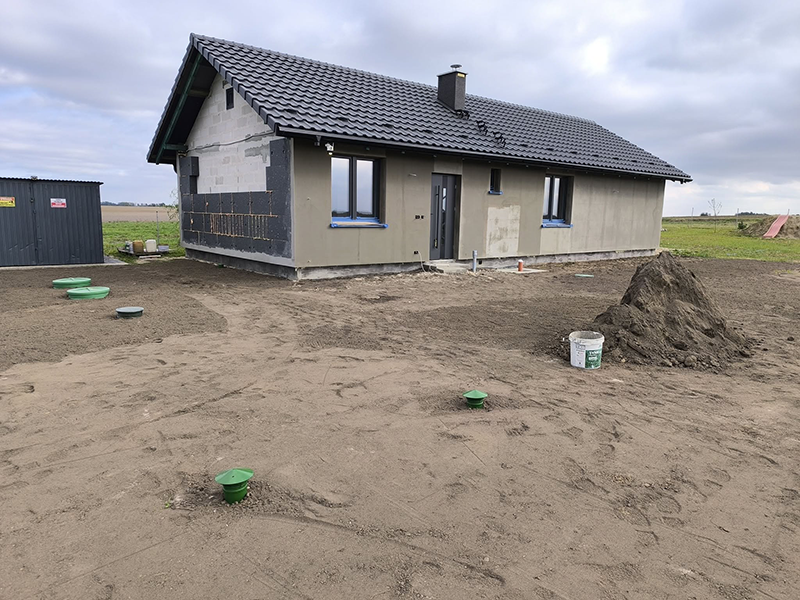 Dom Pana Przemysława – projekt 63 m2 wydłużony o 3 metry. Koszt około 260 tys. zł