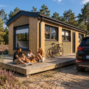 Projekt domu murowanego 35m2 – prosta bryła budynku i ekonomiczne rozwiązania do samodzielnej budowy